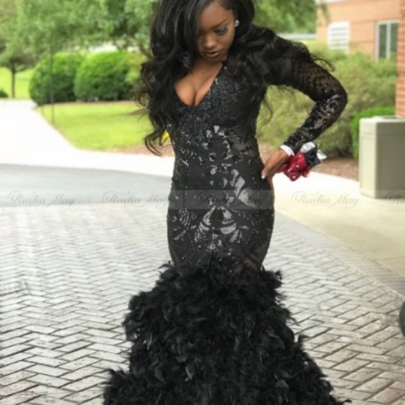 Black prom dress - Picture 6 of 7